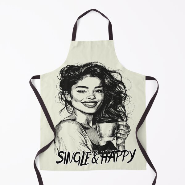 Item preview, Happily single, single and happy designed and sold by LiskoDesign.