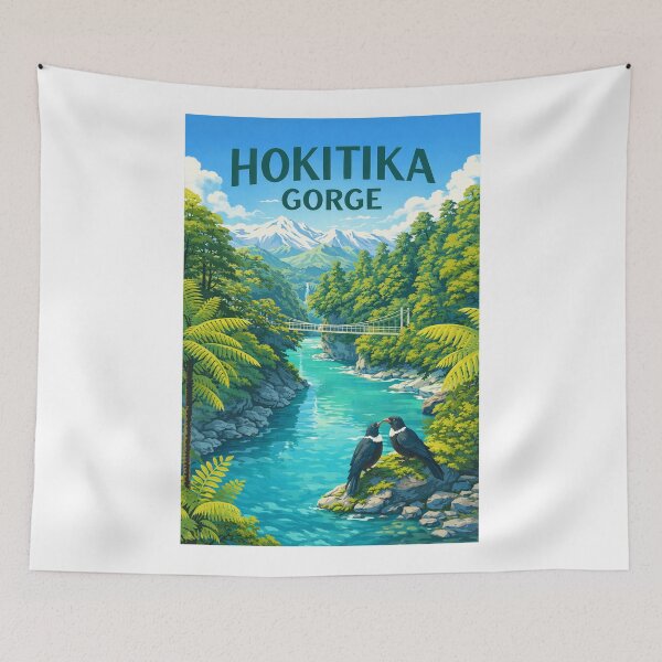 Item preview, Hokitika Gorge in the West Coast of New Zealand  designed and sold by Aryabek.