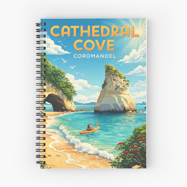 Item preview, Cathedral Cove Coromandel New Zealand – Te Whanganui A Hei Marine Reserve and Hahei Beach designed and sold by Aryabek.