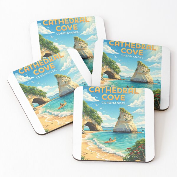 Item preview, Cathedral Cove Coromandel New Zealand – Te Whanganui A Hei Marine Reserve and Hahei Beach designed and sold by Aryabek.
