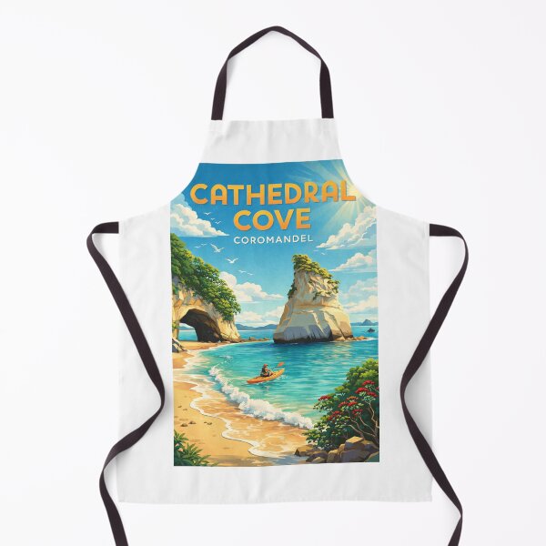 Item preview, Cathedral Cove Coromandel New Zealand – Te Whanganui A Hei Marine Reserve and Hahei Beach designed and sold by Aryabek.