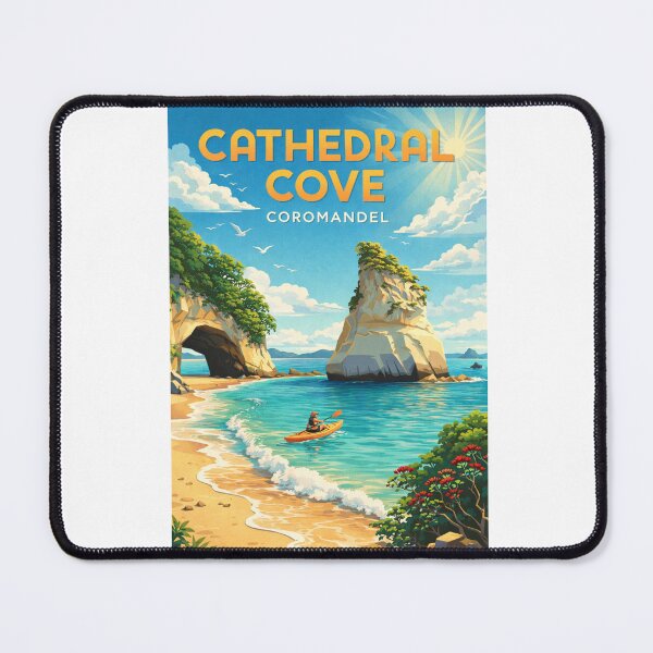 Item preview, Cathedral Cove Coromandel New Zealand – Te Whanganui A Hei Marine Reserve and Hahei Beach designed and sold by Aryabek.