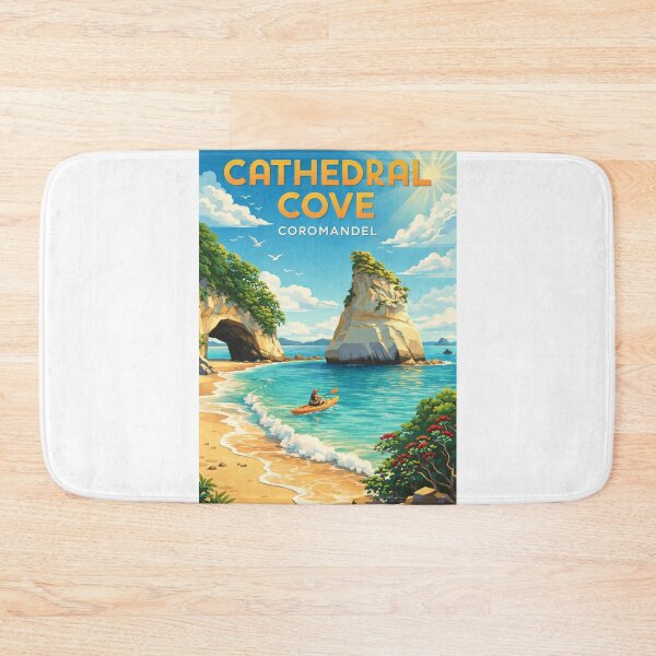 Item preview, Cathedral Cove Coromandel New Zealand – Te Whanganui A Hei Marine Reserve and Hahei Beach designed and sold by Aryabek.