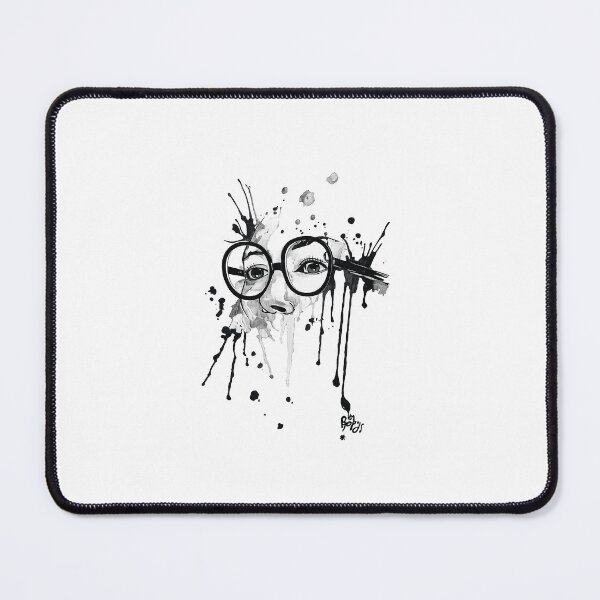 Item preview, Abstract Ink Portrait with Glasses designed and sold by DeepLookDesigns.