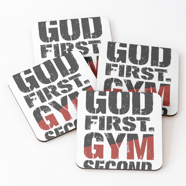 Item preview, God First Gym Second Shirt | Christian Fitness Motivation T-Shirt designed and sold by guchieworldcollection.