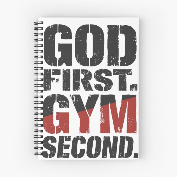 Item preview, God First Gym Second Shirt | Christian Fitness Motivation T-Shirt designed and sold by guchieworldcollection.