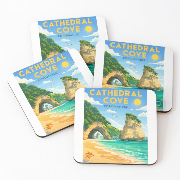 Item preview, Cathedral Cove in Te Whanganui A Hei Marine Reserve, Coromandel, NZ designed and sold by Aryabek.