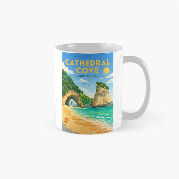 Item preview, Cathedral Cove in Te Whanganui A Hei Marine Reserve, Coromandel, NZ designed and sold by Aryabek.