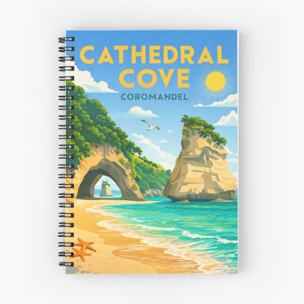 Item preview, Cathedral Cove in Te Whanganui A Hei Marine Reserve, Coromandel, NZ designed and sold by Aryabek.