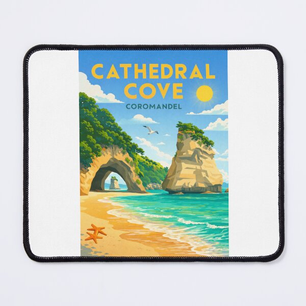 Item preview, Cathedral Cove in Te Whanganui A Hei Marine Reserve, Coromandel, NZ designed and sold by Aryabek.