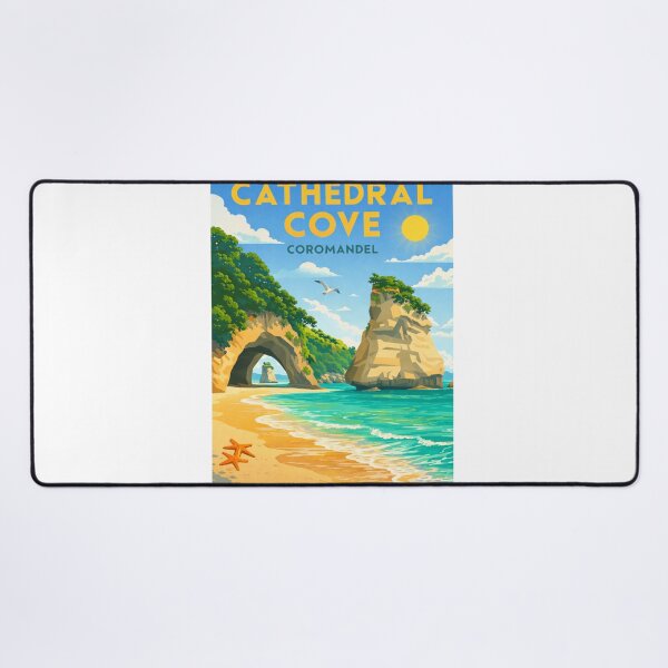 Item preview, Cathedral Cove in Te Whanganui A Hei Marine Reserve, Coromandel, NZ designed and sold by Aryabek.