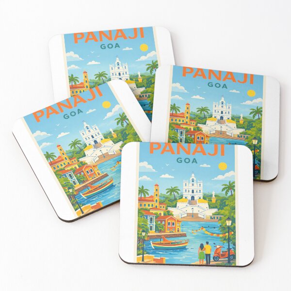 Item preview, Panaji Goa India – Mandovi River, Fontainhas and Old Goa designed and sold by Aryabek.