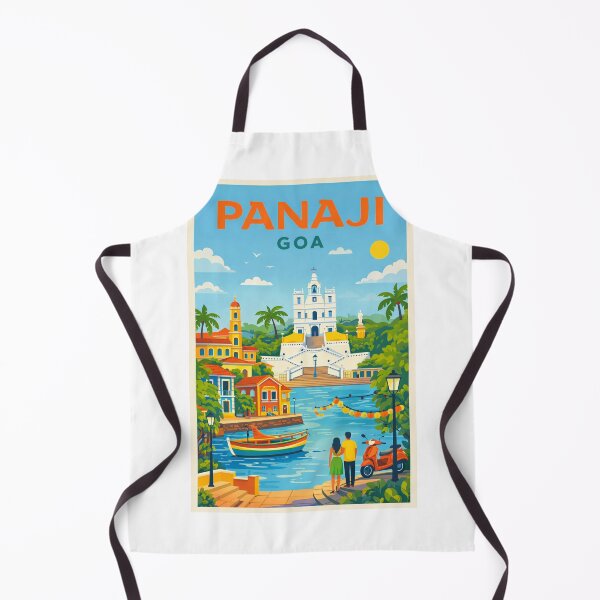 Item preview, Panaji Goa India – Mandovi River, Fontainhas and Old Goa designed and sold by Aryabek.