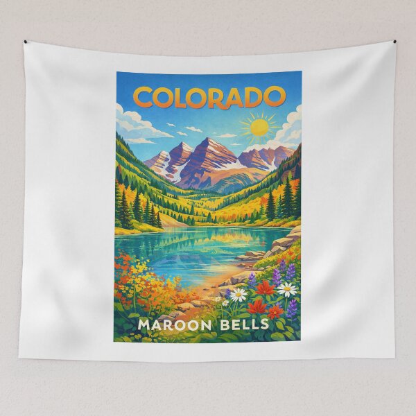 Item preview,  Maroon Bells Colorado – Elk Mountains, Aspen and Maroon Lake designed and sold by Aryabek.