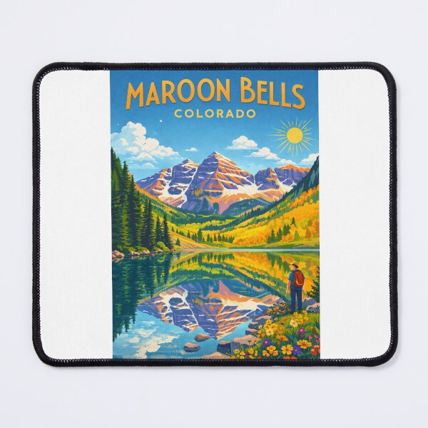 Item preview, Maroon Bells with Elk Mountains in Colorado, USA designed and sold by Aryabek.