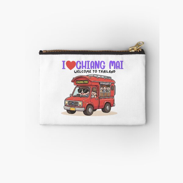 Item preview, Cute Chiang Mai Thailand Travel – I Love Chiang Mai Songthaew Cartoon | Welcome Thailand Vacation Gift designed and sold by Beeform.