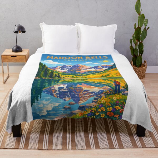 Item preview, Maroon Bells with Elk Mountains in Colorado, USA designed and sold by Aryabek.
