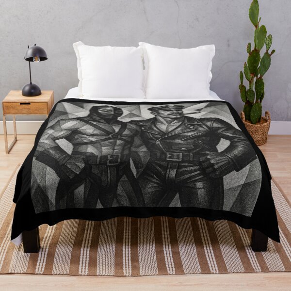 Item preview, Gay Leather Daddy's Boy Defiant Currency Cubist Tom of Finland Tribute Gay Pride Graphic Design designed and sold by ItsAKinkThing.