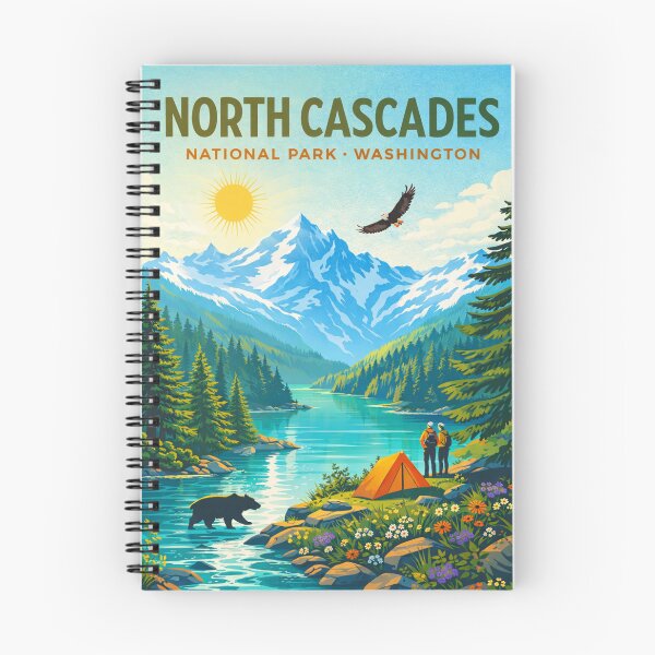 Item preview, North Cascades National Park Washington – Cascade Range, Diablo Lake and Mount Shuksan designed and sold by Aryabek.