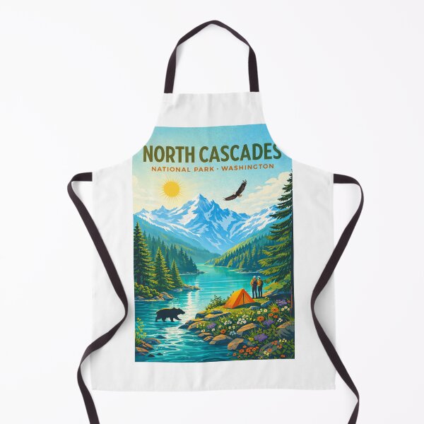 Item preview, North Cascades National Park Washington – Cascade Range, Diablo Lake and Mount Shuksan designed and sold by Aryabek.
