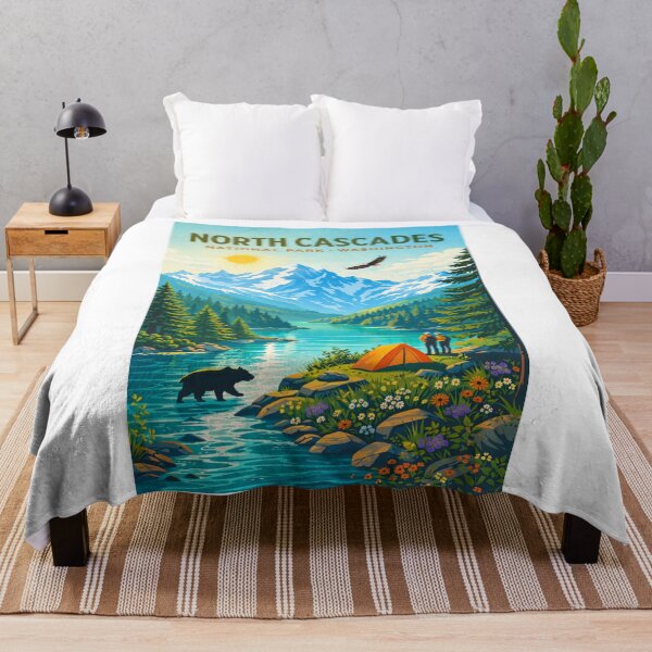 Item preview, North Cascades National Park Washington – Cascade Range, Diablo Lake and Mount Shuksan designed and sold by Aryabek.