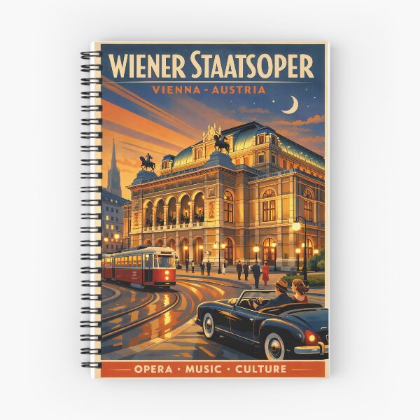 Item preview, VIENNA - VIENNA STATE OPERA - Retro + Vintage Greetings designed and sold by Earth Celebration Designs.