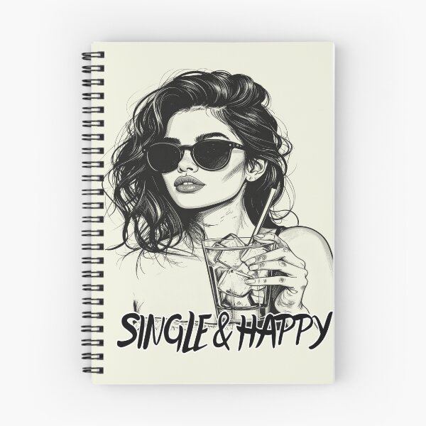 Item preview, Happily single, single and happy designed and sold by LiskoDesign.