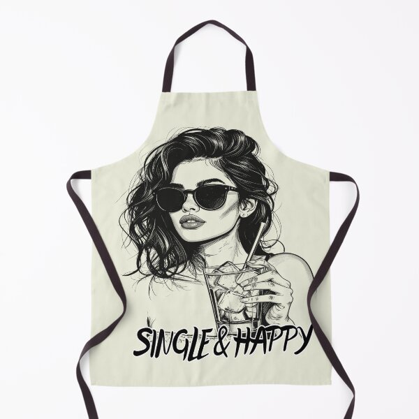 Item preview, Happily single, single and happy designed and sold by LiskoDesign.