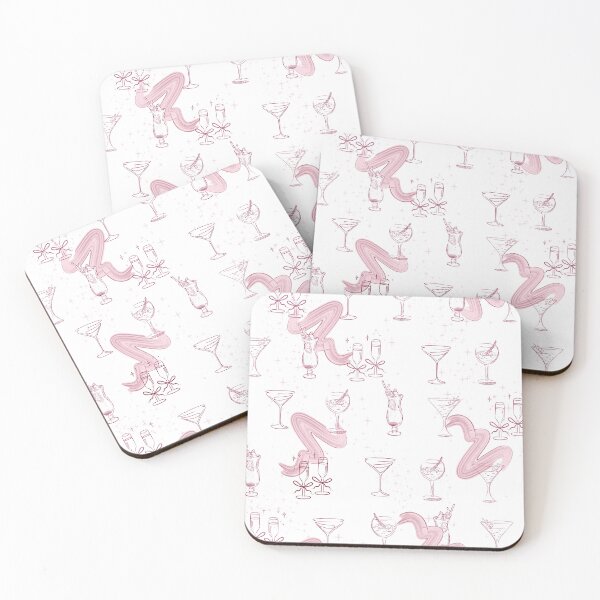 Item preview, Pink Cocktail Party Pattern designed and sold by ayylucyy.