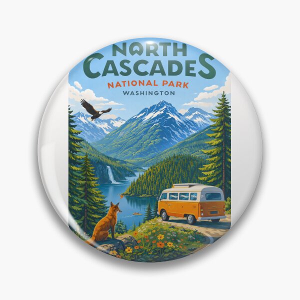 Item preview, North Cascades National Park in Washington designed and sold by Places On Earth.