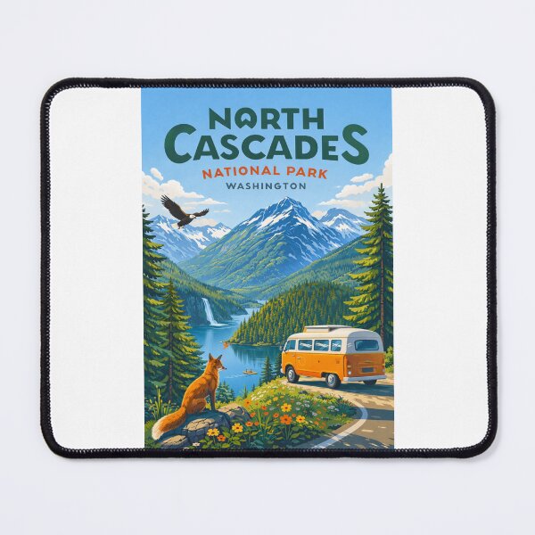 Item preview, North Cascades National Park in Washington designed and sold by Places On Earth.