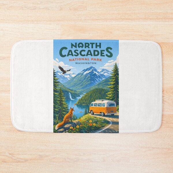 Item preview, North Cascades National Park in Washington designed and sold by Places On Earth.