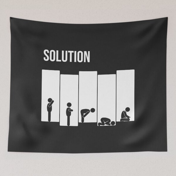 Item preview, Positions Of Salah Islamic Prayer Steps Minimalist Muslim Art designed and sold by Miniature Store.