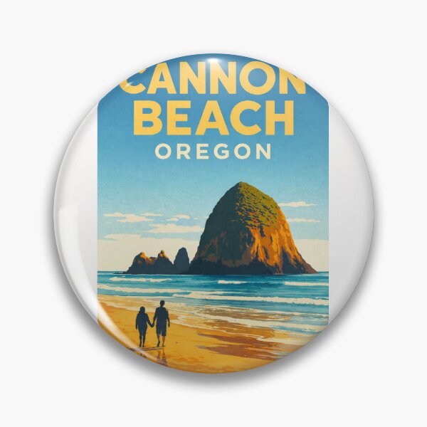 Item preview, Cannon Beach Oregon – Haystack Rock, Ecola State Park and Pacific Coast designed and sold by Places On Earth.