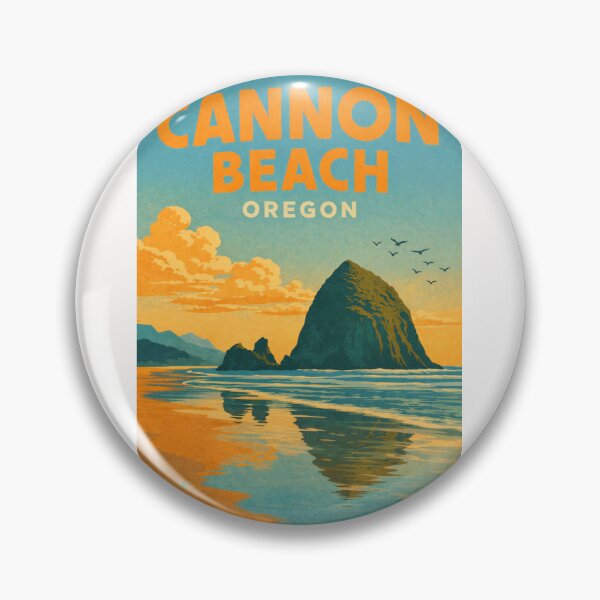 Item preview, Cannon Beach Oregon – Haystack Rock at Ecola State Park along the Oregon Coast designed and sold by Places On Earth.