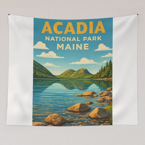 Item preview, Acadia National Park Maine – Jordan Pond and Mount Desert Island designed and sold by Places On Earth.