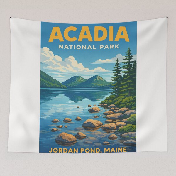 Item preview, Acadia National Park Maine – Jordan Pond in Hancock County designed and sold by Places On Earth.