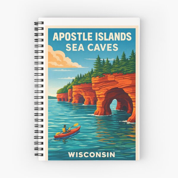 Item preview, Apostle Islands Sea Caves Wisconsin – Lake Superior near Bayfield Peninsula designed and sold by Places On Earth.