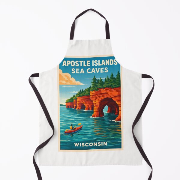 Item preview, Apostle Islands Sea Caves Wisconsin – Lake Superior near Bayfield Peninsula designed and sold by Places On Earth.