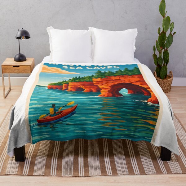 Item preview, Apostle Islands Sea Caves Wisconsin – Lake Superior near Bayfield Peninsula designed and sold by Places On Earth.