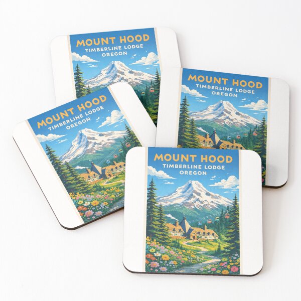 Item preview, Mount Hood Timberline Lodge Oregon – Mount Hood National Forest and Cascade Range designed and sold by Places On Earth.