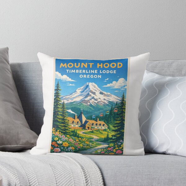 Item preview, Mount Hood Timberline Lodge Oregon – Mount Hood National Forest and Cascade Range designed and sold by Places On Earth.