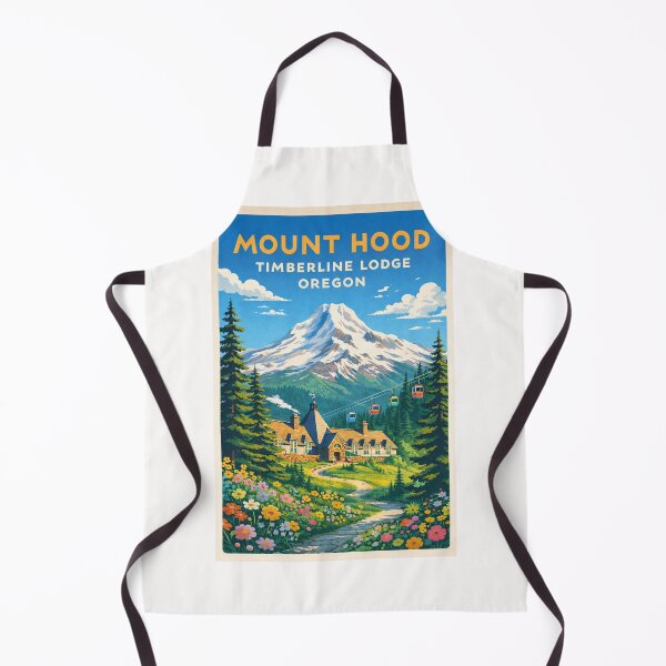 Item preview, Mount Hood Timberline Lodge Oregon – Mount Hood National Forest and Cascade Range designed and sold by Places On Earth.