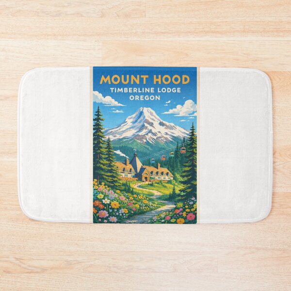 Item preview, Mount Hood Timberline Lodge Oregon – Mount Hood National Forest and Cascade Range designed and sold by Places On Earth.