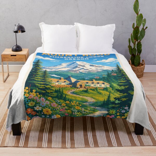 Item preview, Mount Hood Timberline Lodge Oregon – Mount Hood National Forest and Cascade Range designed and sold by Places On Earth.