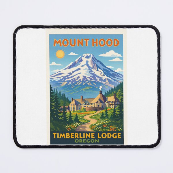 Item preview, Mount Hood Timberline Lodge Oregon – Cascade Range and Mount Hood National Forest designed and sold by Places On Earth.