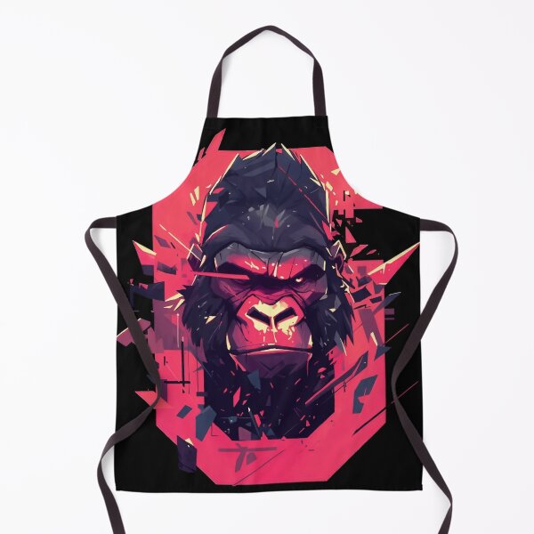 Item preview, Neon Rage Gorilla – Cyberpunk Primal Power designed and sold by V--I--R.
