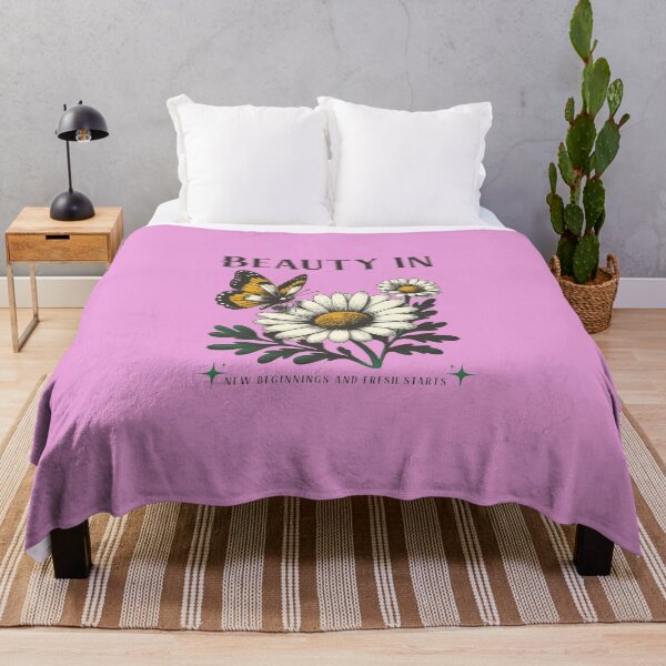 Item preview, Beauty in New Beginnings - Butterfly & Daisy Vintage Aesthetic designed and sold by GunnuDesigns.