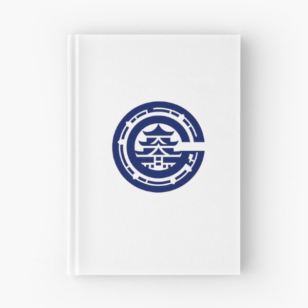 Item preview, Letter C Monogram - Castle Samurai Crest (Navy Blue) designed and sold by ZenCircle.