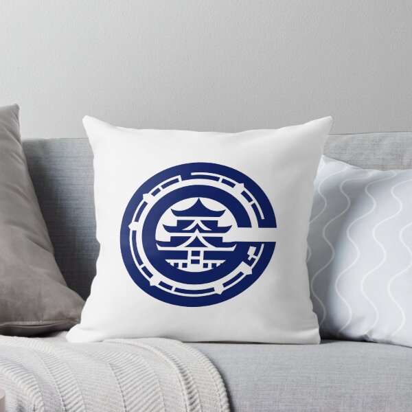 Item preview, Letter C Monogram - Castle Samurai Crest (Navy Blue) designed and sold by ZenCircle.
